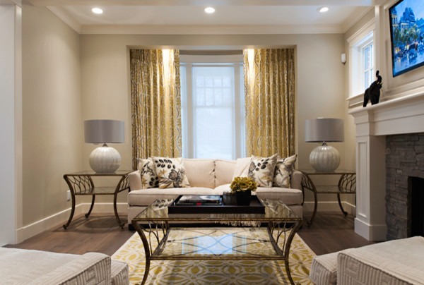 Decorating Tips - living room with fireplace