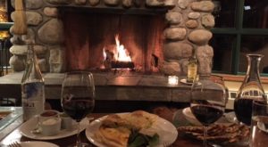 hygge wine and fire