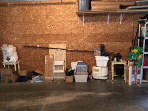 renovation preparation - storage area