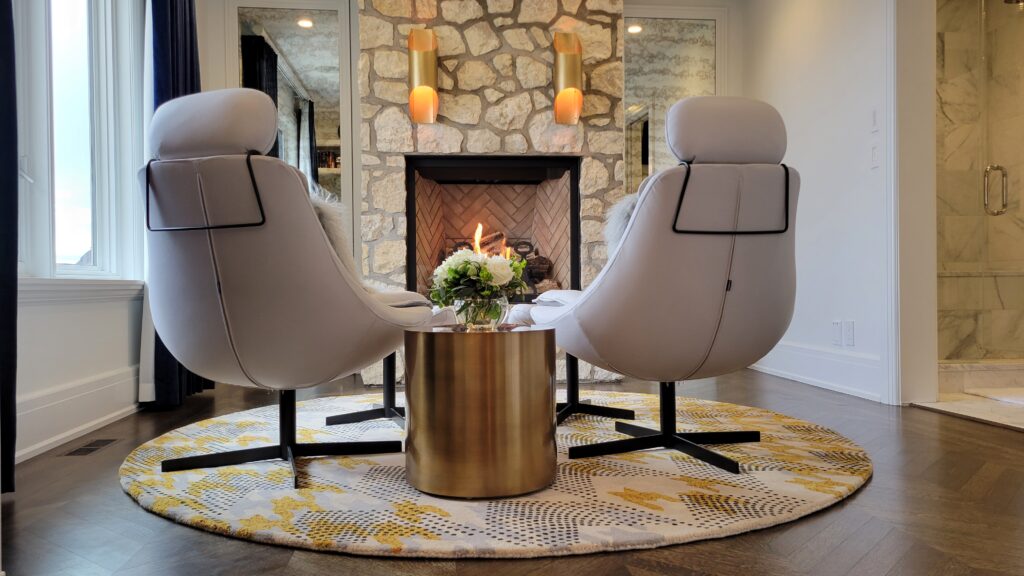 Modern Castle Pinnacle Ridge Sitting Area - After - Hygge