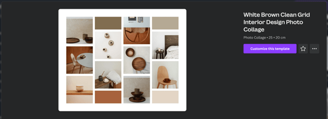 Mood Board Canva Template