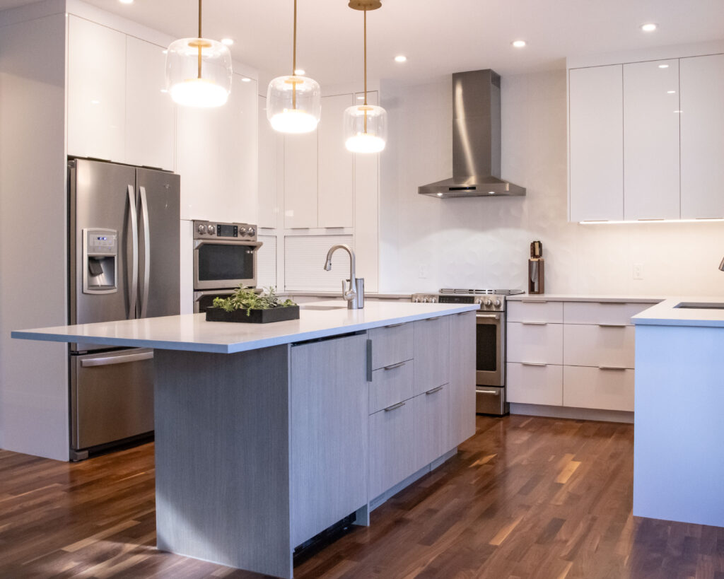 White kitchen design